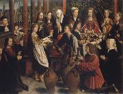 Gerard David The wedding to canons oil